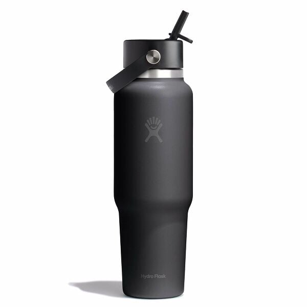40 oz Travel Bottle with Flex Straw Cap B7