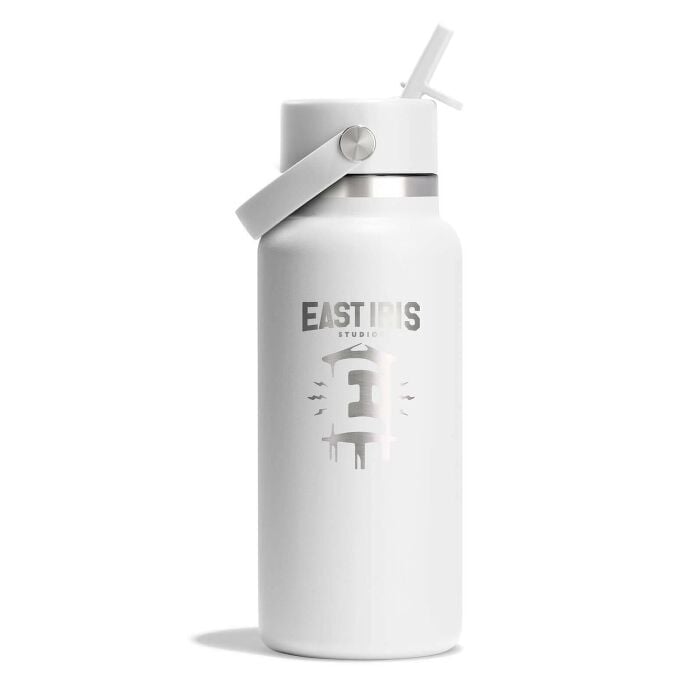 32 oz WM Flex Straw Bottle - Hydro Flask + East Iris Studios E0